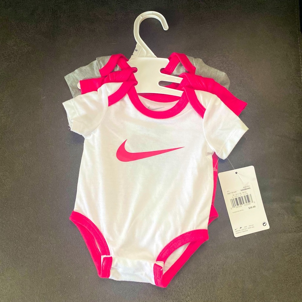3 pc Nike infant onesies